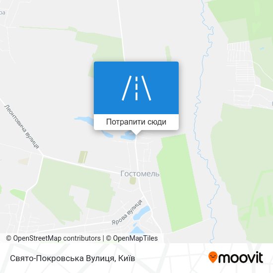 Карта Свято-Покровська Вулиця