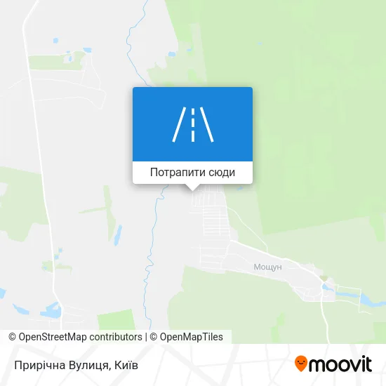 Карта Прирічна Вулиця