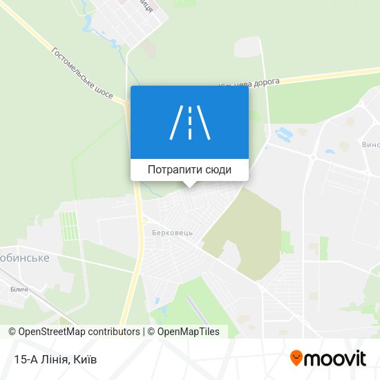 Карта 15-А Лінія