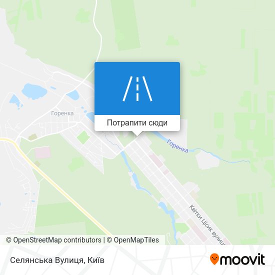 Карта Селянська Вулиця