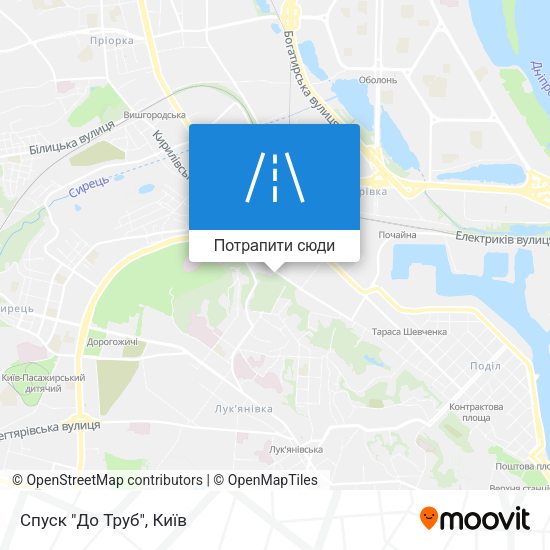 Карта Спуск "До Труб"