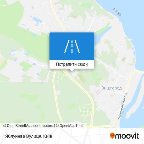 Карта Яблунева Вулиця