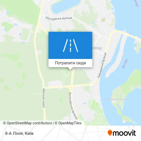 Карта 8-А Лінія