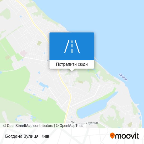 Карта Богдана Вулиця