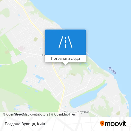 Карта Богдана Вулиця