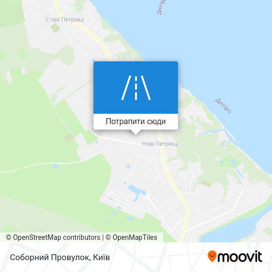 Карта Соборний Провулок