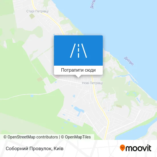 Карта Соборний Провулок