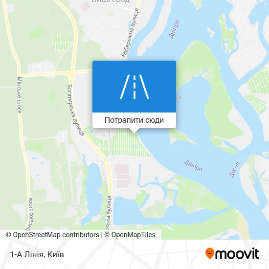 Карта 1-А Лінія