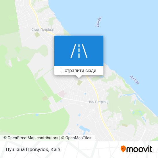 Карта Пушкіна Провулок