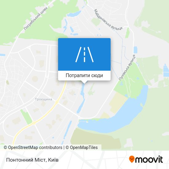 Карта Понтонний Міст