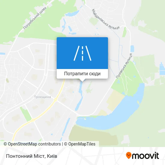 Карта Понтонний Міст