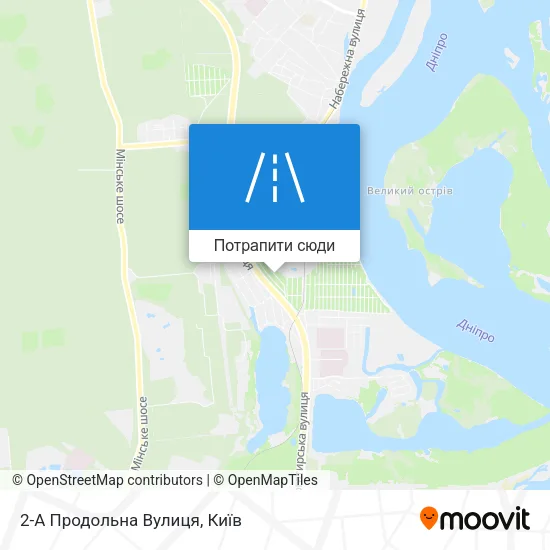 Карта 2-А Продольна Вулиця