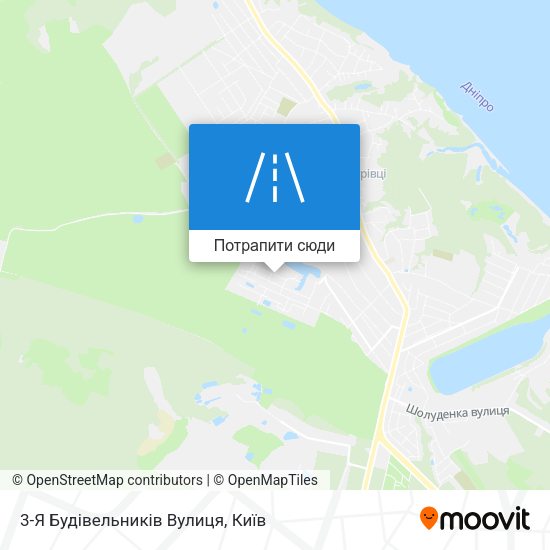 Карта 3-Я Будівельників Вулиця