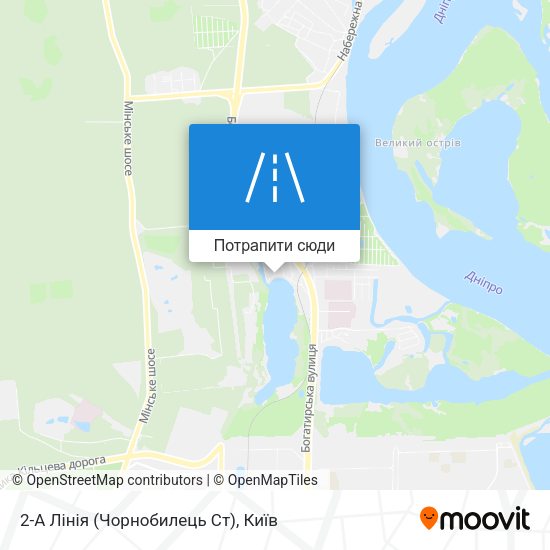 Карта 2-А Лінія (Чорнобилець Ст)