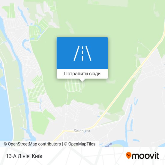 Карта 13-А Лінія