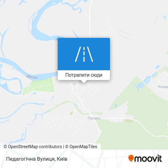 Карта Педагогічна Вулиця