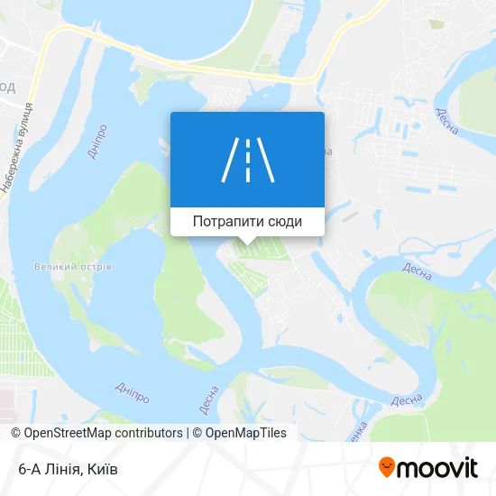 Карта 6-А Лінія