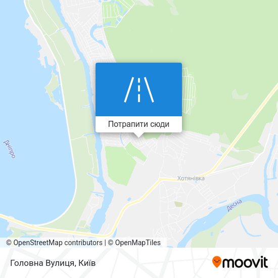 Карта Головна Вулиця