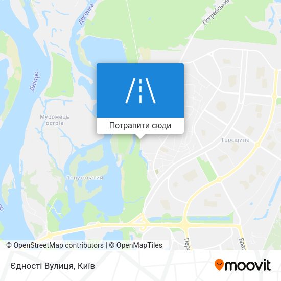 Карта Єдності Вулиця