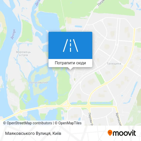Карта Маяковського Вулиця