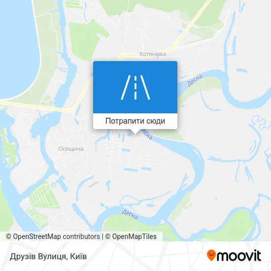 Карта Друзів Вулиця