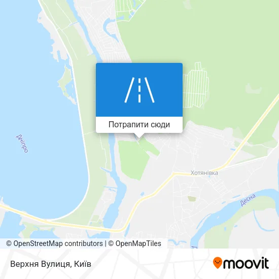 Карта Верхня Вулиця