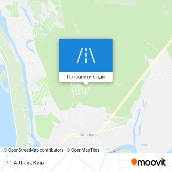 Карта 11-А Лінія