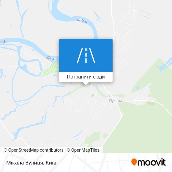 Карта Мікала Вулиця