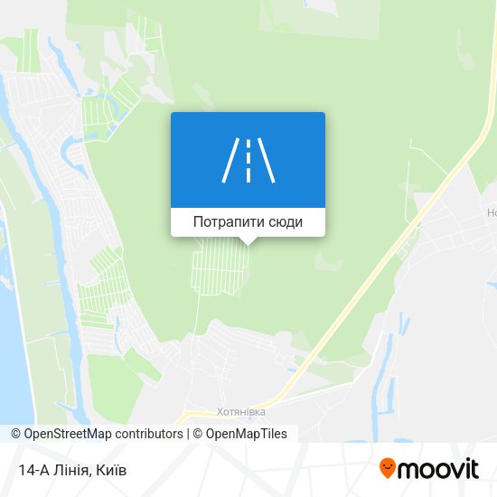 Карта 14-А Лінія