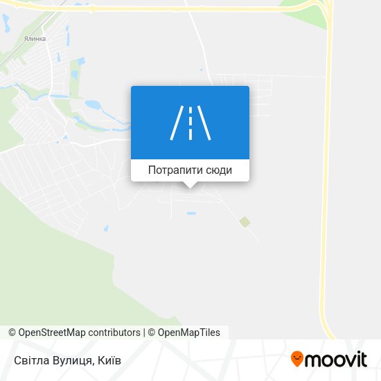 Карта Світла Вулиця