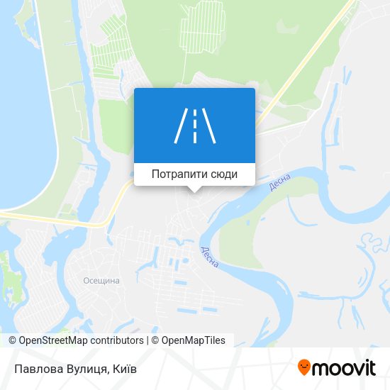 Карта Павлова Вулиця