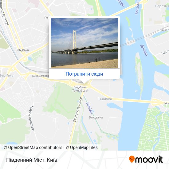 Карта Південний Міст