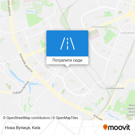 Карта Нова Вулиця
