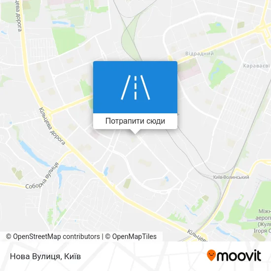 Карта Нова Вулиця