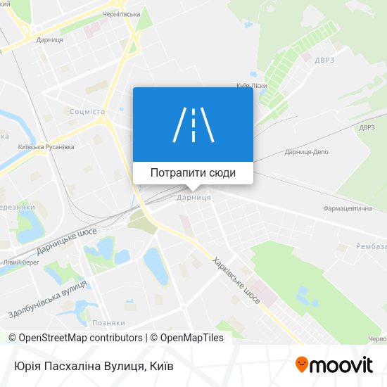 Карта Юрія Пасхаліна Вулиця