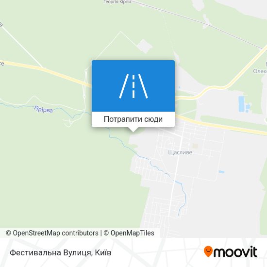 Карта Фестивальна Вулиця