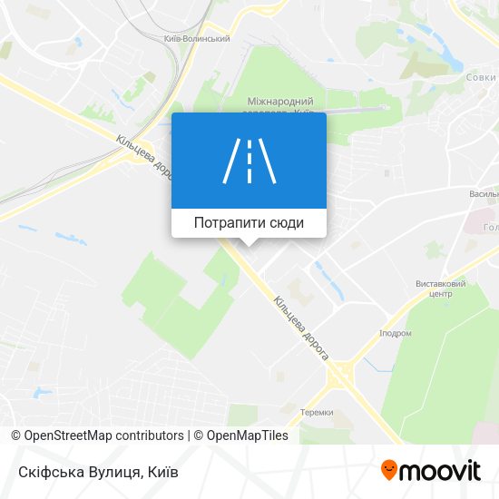 Карта Скіфська Вулиця