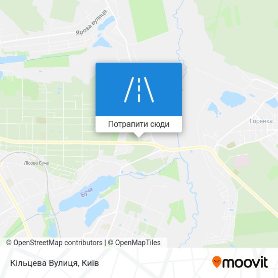 Карта Кільцева Вулиця