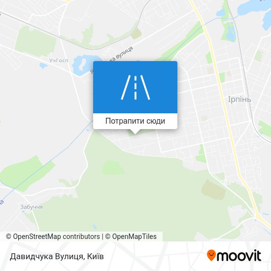 Карта Давидчука Вулиця