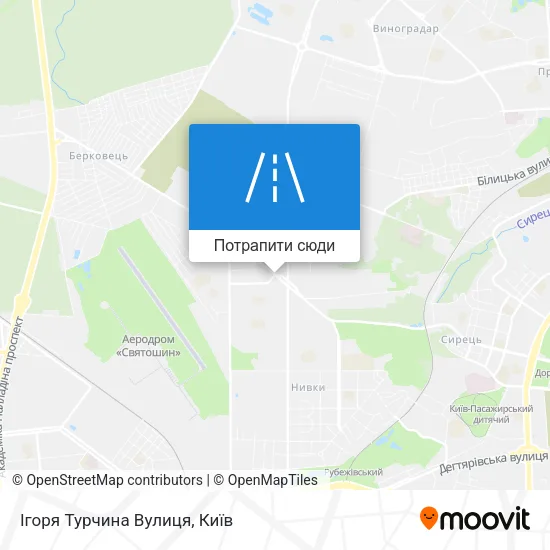 Карта Ігоря Турчина Вулиця