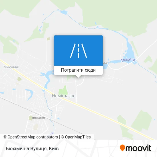 Карта Біохімічна Вулиця