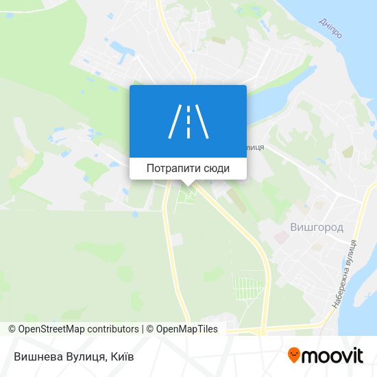 Карта Вишнева Вулиця
