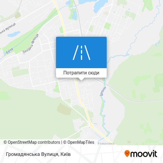 Карта Громадянська Вулиця