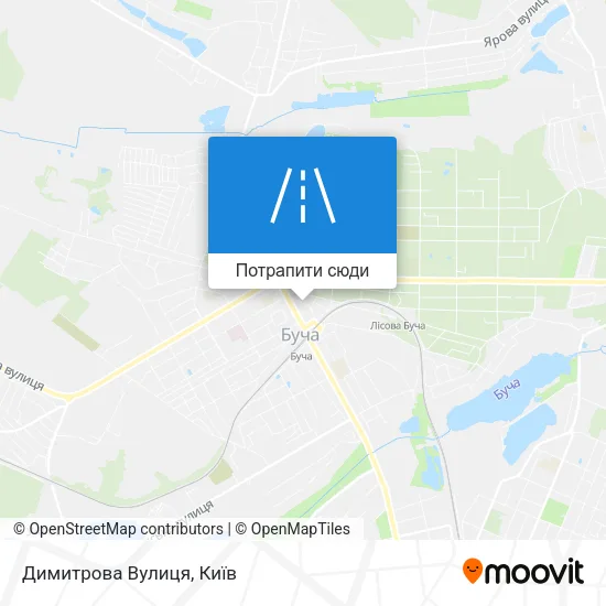 Карта Димитрова Вулиця