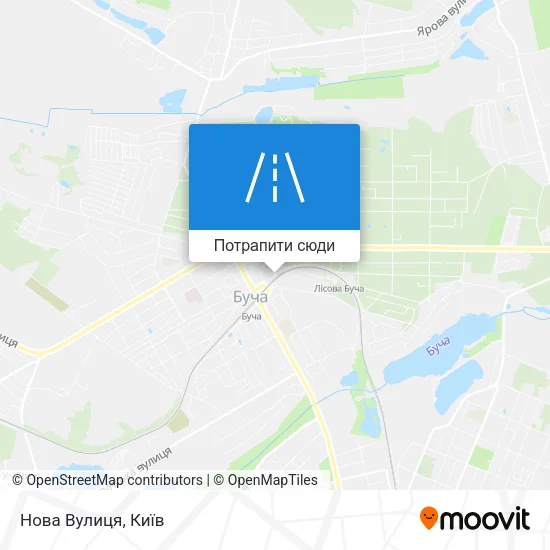 Карта Нова Вулиця