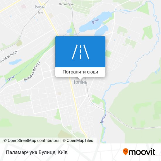 Карта Паламарчука Вулиця
