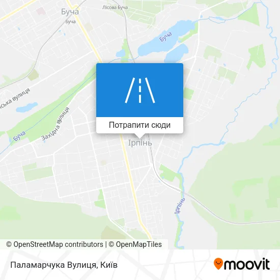 Карта Паламарчука Вулиця