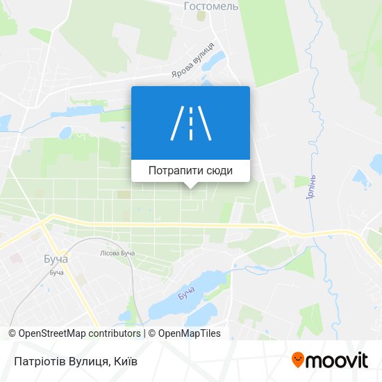 Карта Патріотів Вулиця