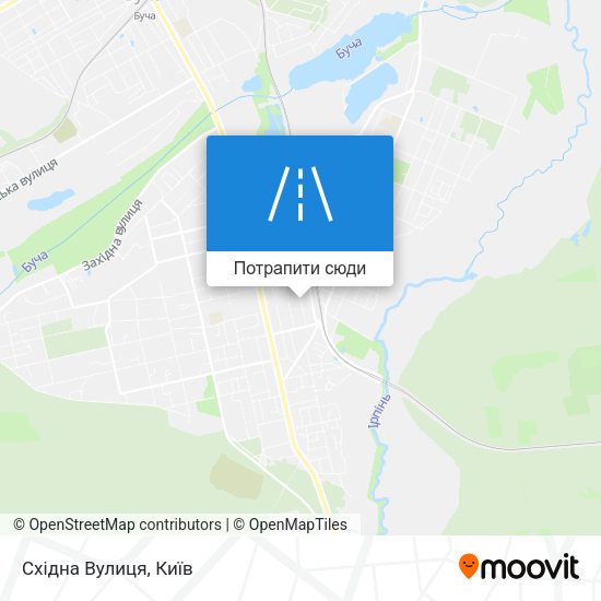 Карта Східна Вулиця