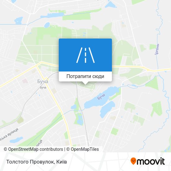 Карта Толстого Провулок